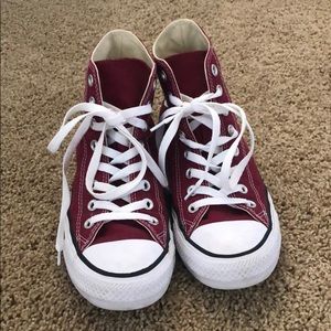 Maroon Converse